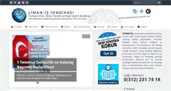 Desktop Screenshot of limanis.org.tr